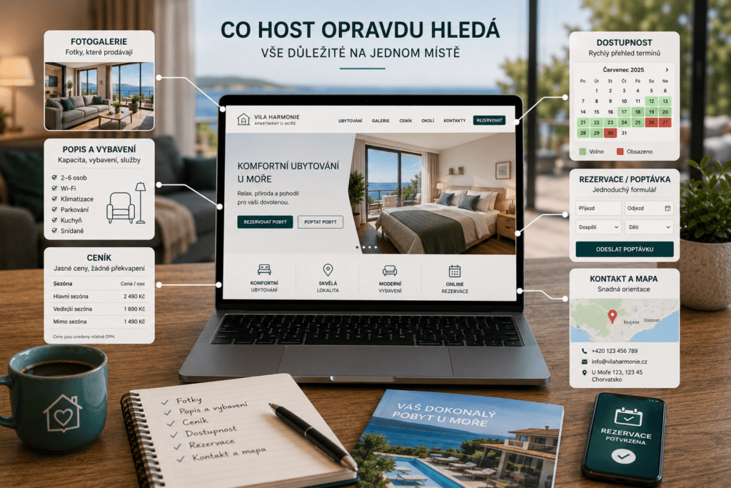 SEO weby pro ubytování