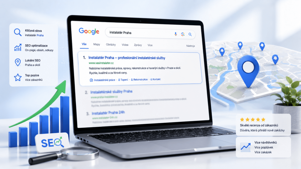 Tvorba webu SEO optimalizovaný web pro podnikání osvč podnikatelé živnostníci