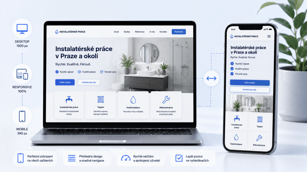 Tvorba webu mobilní web pro živnostínky podnikatele a OSVČ
