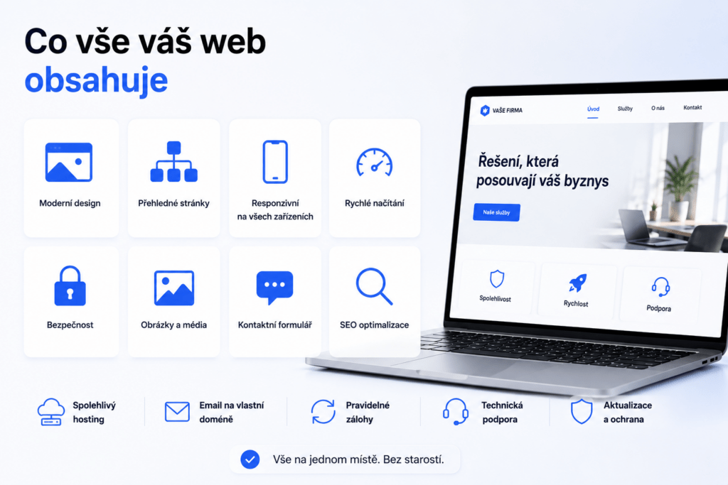 Web pro OSVČ Tvorba webu pro žívnostíky na klíč vše v jednom