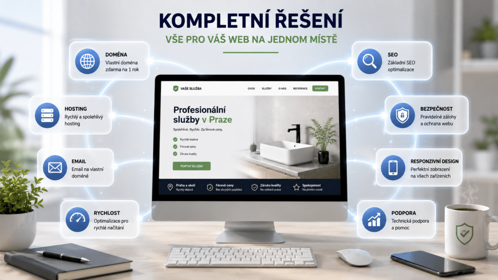 produktové internetové stránky na klíč