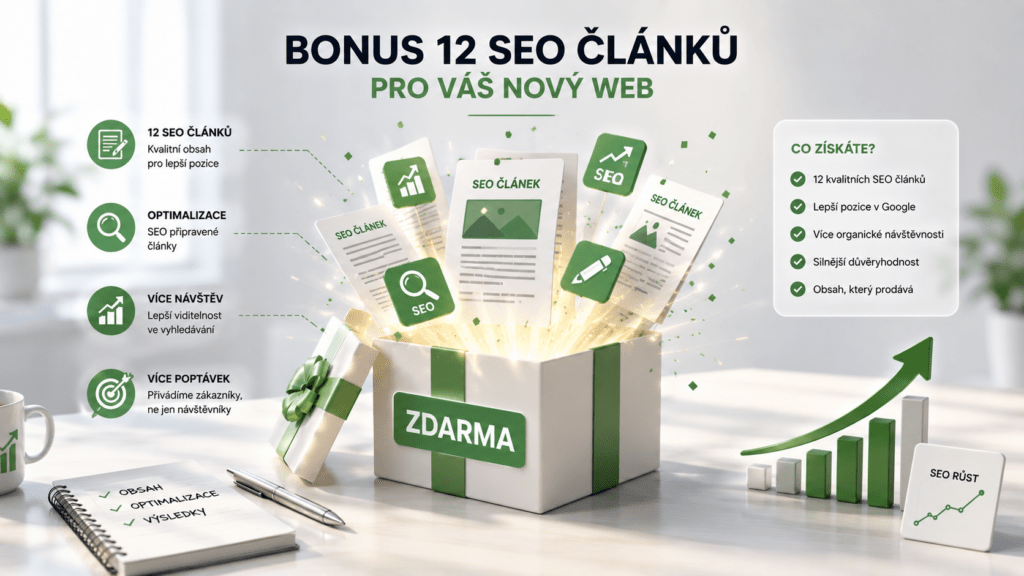 produktový web SEO jako bonus