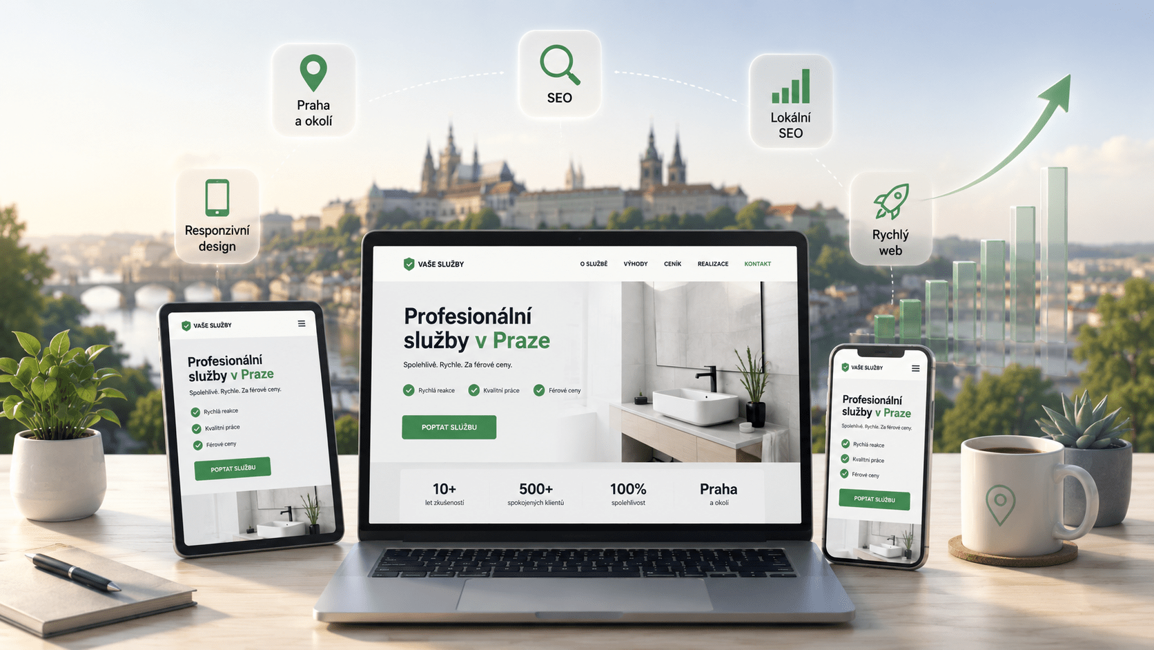 Produktový web na klíč - tvorba webu