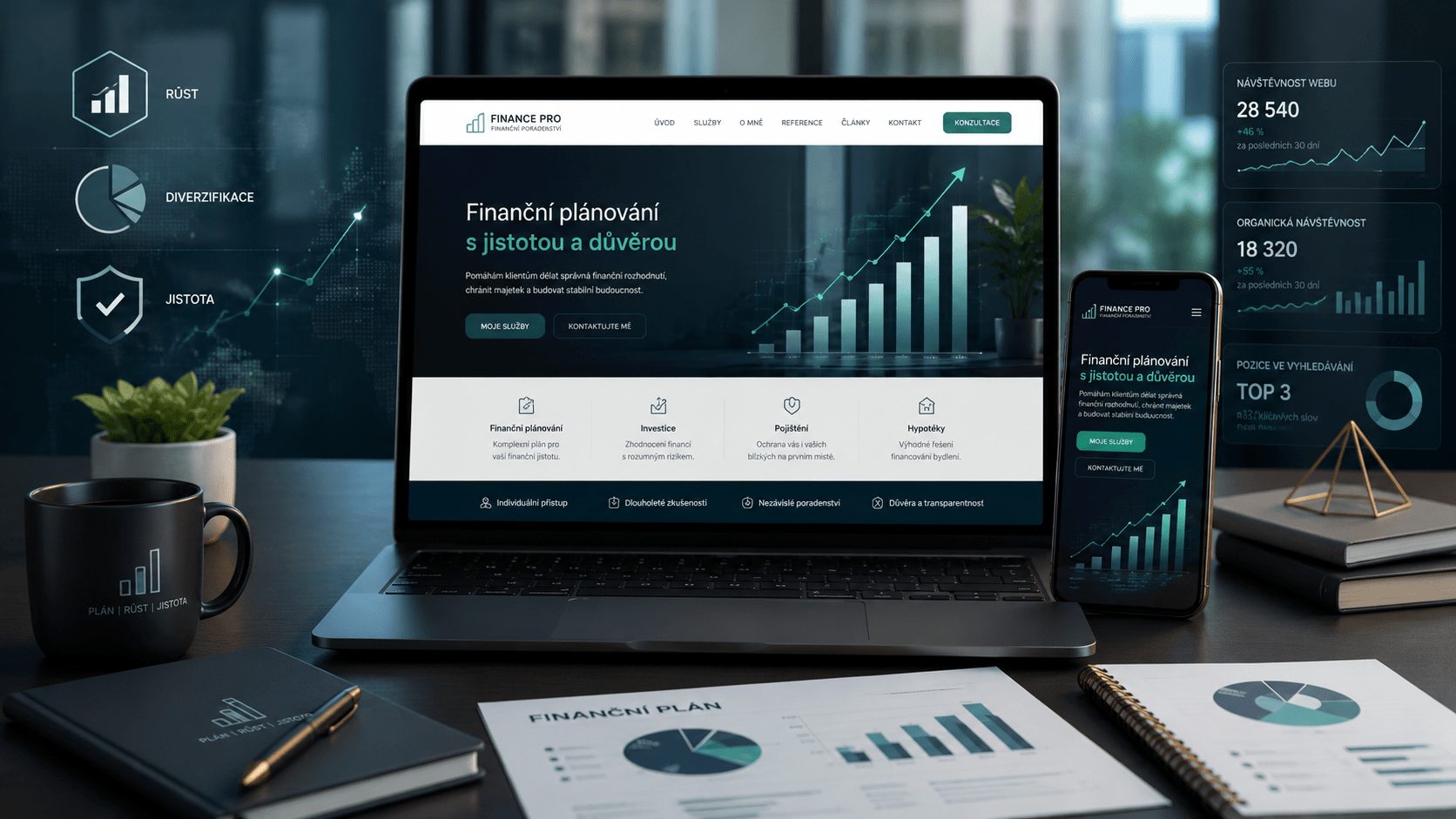 web pro finanční poradce