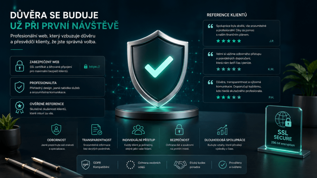 tvorba webu web pro finanční poradce na klíč