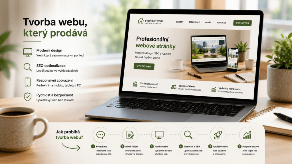 web pro penzion jak tvorba webu probíhá