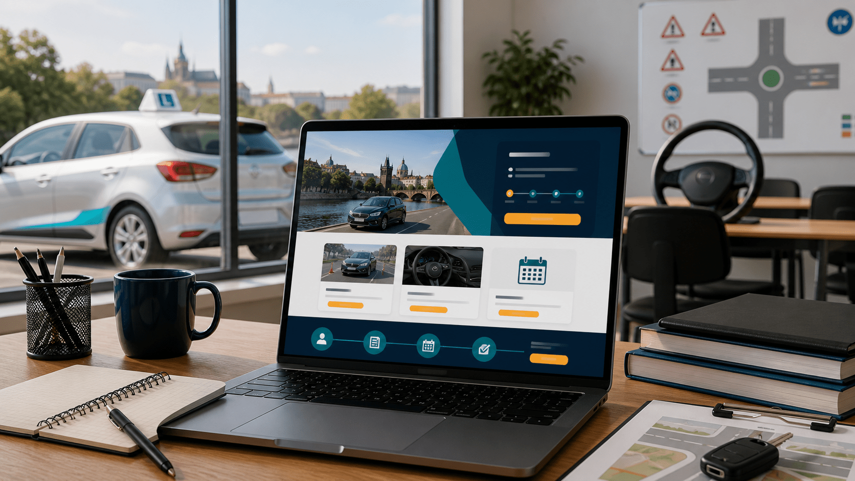 Web pro autoškoly Praha