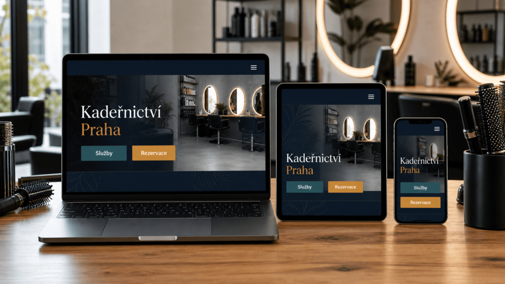 web pro kadeřnictví Praha web pro kadeřnictví Praha