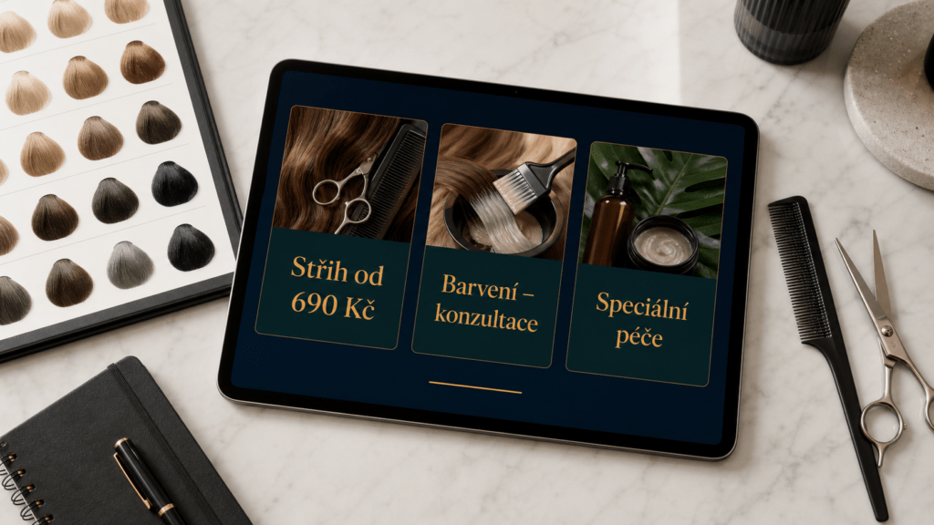 Web pro kadeřnictví Praha Web pro kadeřnictví Praha